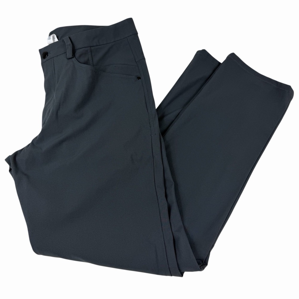 Lululemon ABC Commission Pants Warpstreme Men's Size 33x31 Dark Gray Casual